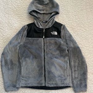 The North Face Girls' OSO Hoodie, Meld Grey, Small